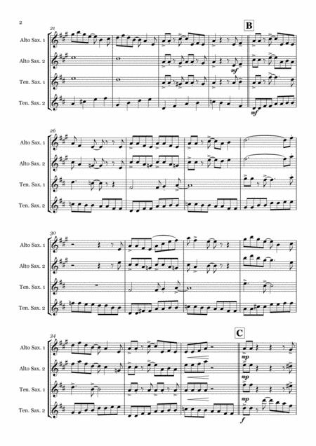 Annie Bs Boogie Saxophone Quartet Aatt Page 2