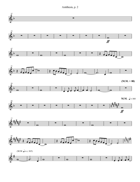 Antithesis Glockenspiel Page 2