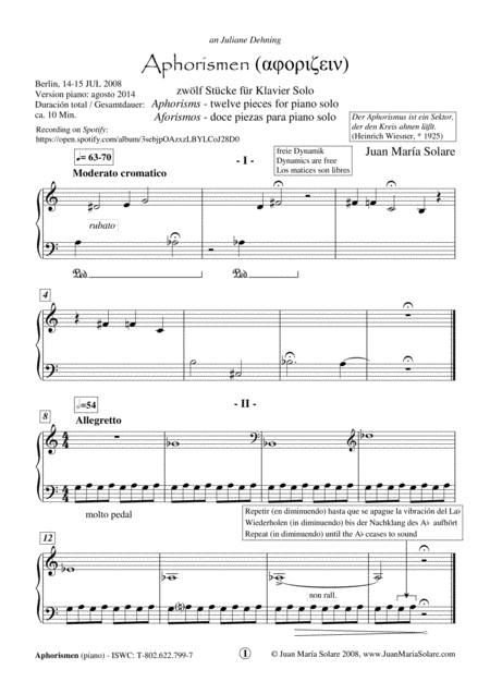 Aphorismen Piano Page 2