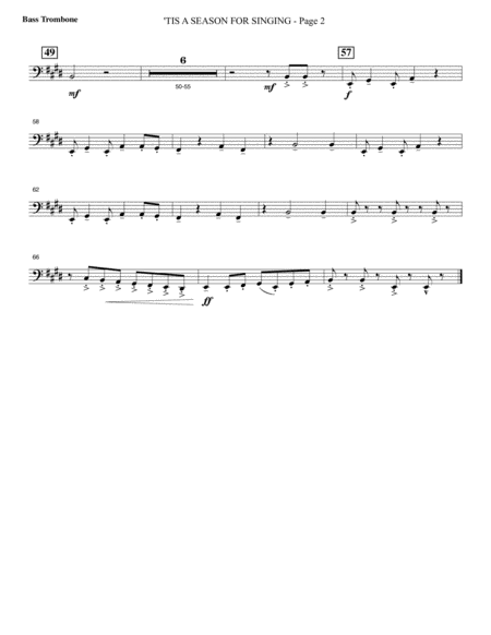 Appalachian Winter A Cantata For Christmas Bass Trombone Page 2