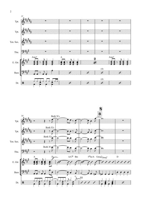 April Sun In Cuba Vocal With Small Band 3 4 Horns Key Of A Page 2