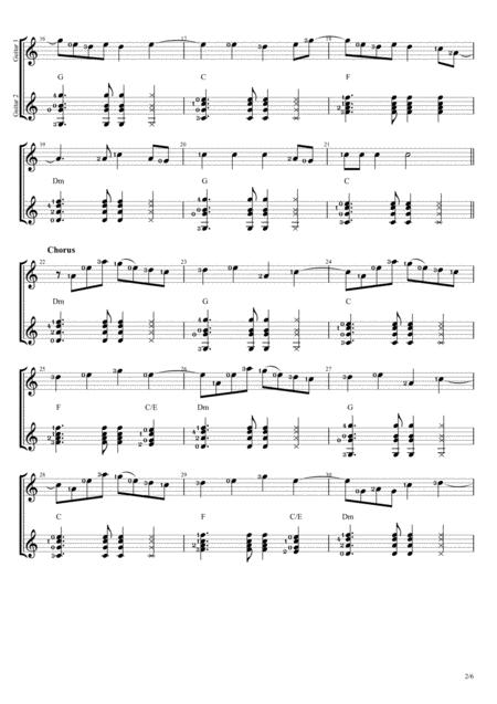Are You Bored Yet Feat Clairo Duet Guitar Score Page 2
