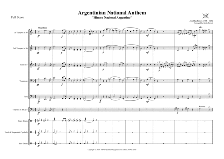 Argentinian National Anthem For Brass Quintet Page 2