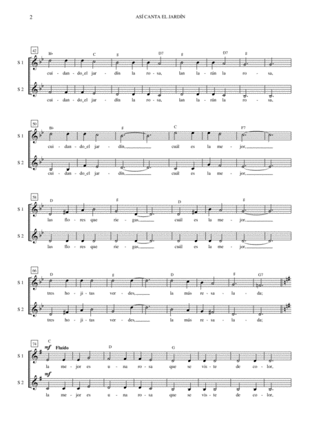 Aria For 8 Note Bells And Boomwhackers With Color Coded Notes Page 2