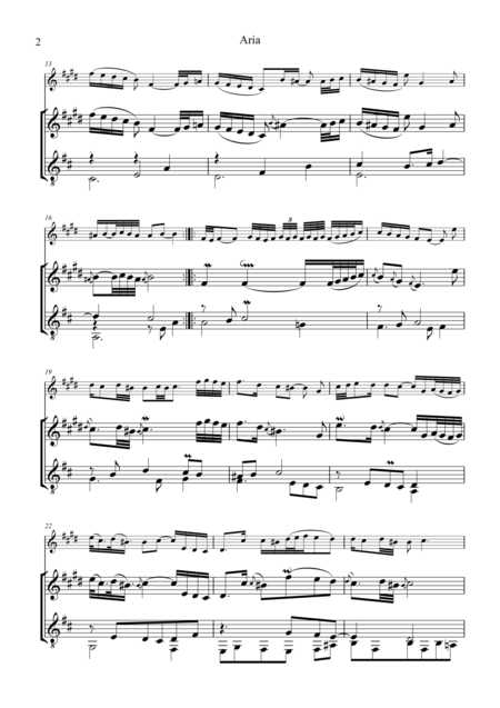 Aria Goldberg Var For Clarinet In Bb And Guitar Page 2