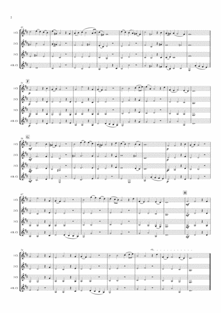 Aria Lascia Ch Io Pianga Clarinet Quartet Page 2