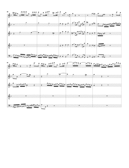 Aria Ombre Pallide From Alcina Arrangement For 5 Recorders Page 2