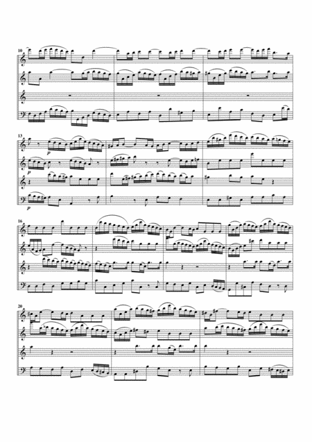 Aria Sende Deine Macht Von Oben From Cantata Bwv 126 Arrangement For 4 Recorders Page 2