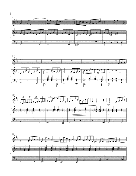 Arioso Js Bach For Alto Saxophone And Piano Page 2