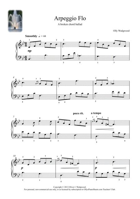 Arpeggio Flo Classical Solo Piano Page 2