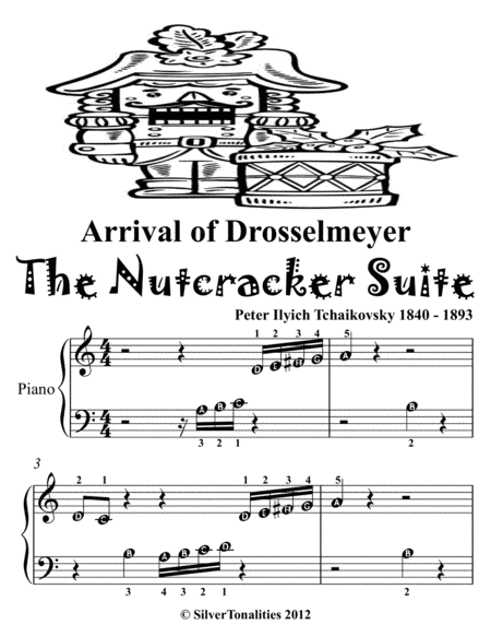 Arrival Of Drosselmeyer The Nutcracker Suite Beginner Piano Sheet Music Tadpole Edition Page 2