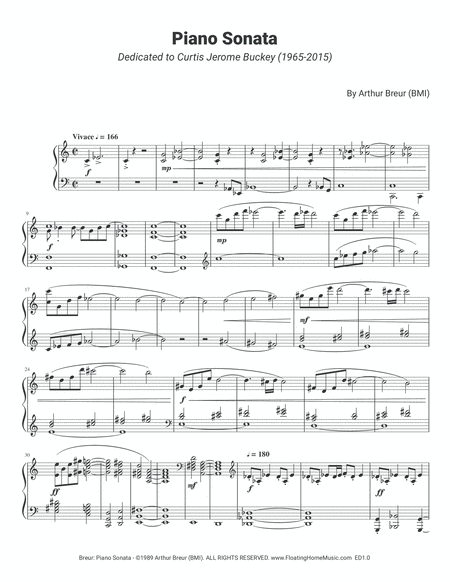 Arthur Breur Piano Sonata Page 2