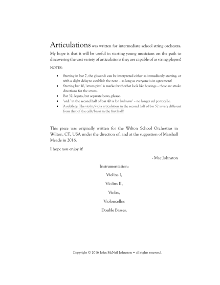 Articulations Score Page 2