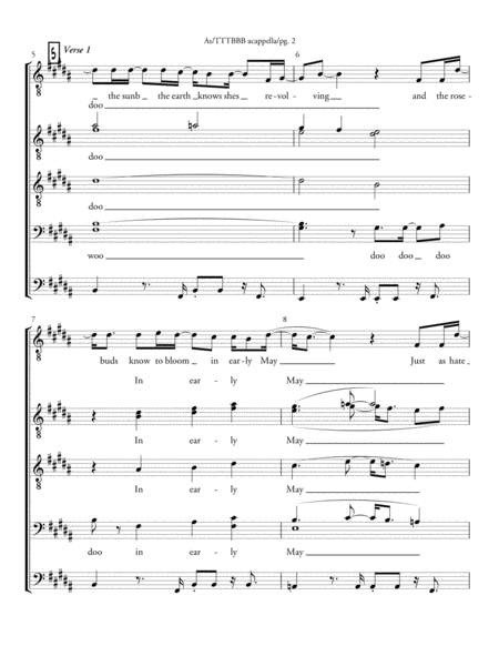 As Ttbb Acappella Page 2