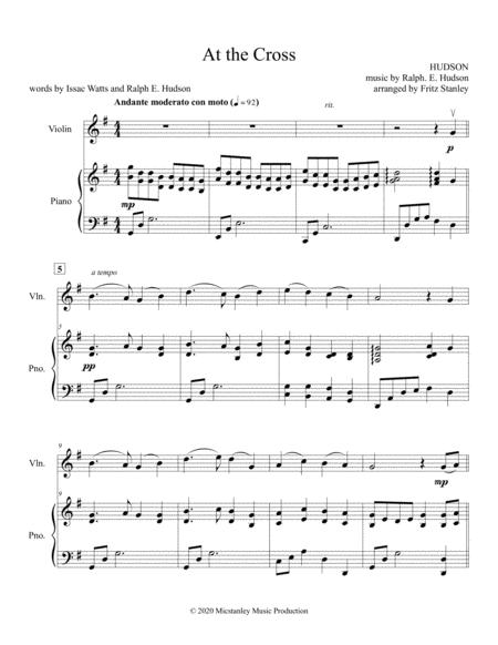 At The Cross Violin Piano Accompaniment Page 2