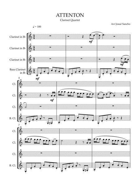 Attention Clarinet Quartet Page 2