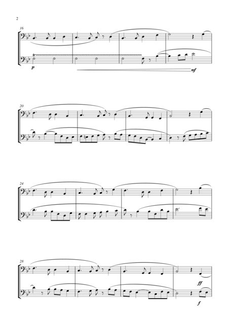 Auld Lang Syne For Bassoon Duet Suitable For Grades 2 6 Page 2