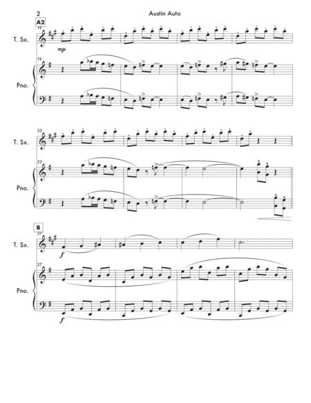 Austin Auto Piano Tenor Sax Duet Page 2