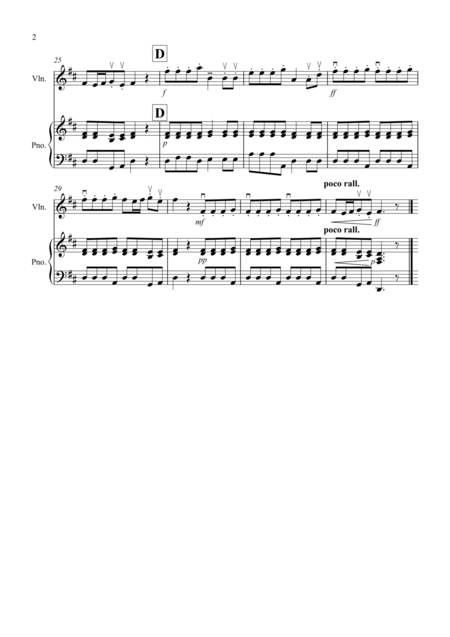 Autumn Four Seasons For Violin And Piano Page 2