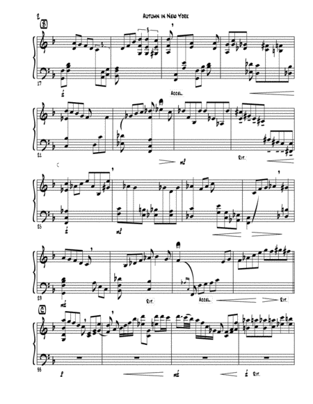 Autumn In New York For 6 7 String Violin Page 2