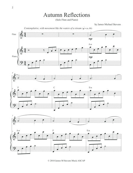 Autumn Reflections Flute Piano Page 2