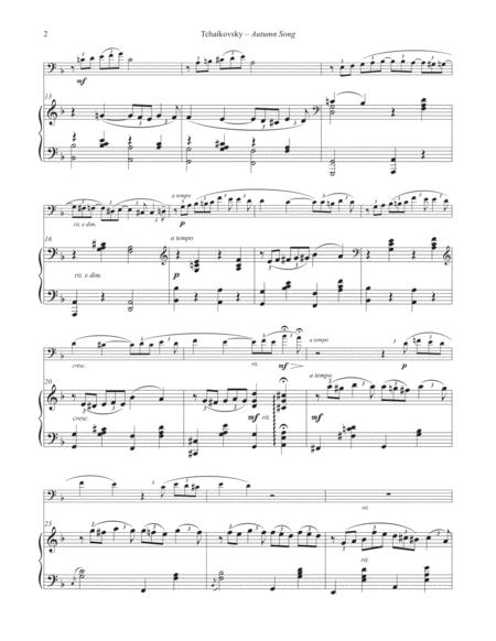 Autumn Song From The Seasons For Euphonium And Piano Page 2