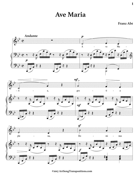 Ave Maria B Flat Major Page 2