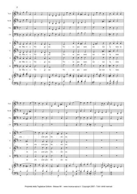 Ave Verum W A Mozart Full Choir And Orchestra With Separate Parts Of Choir Satb String Orchestra And Organ Page 2