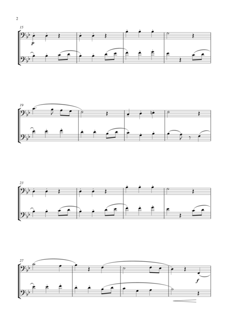 Away In A Manger Cradle Song For Bassoon Duet Suitable For Grades 2 6 Page 2