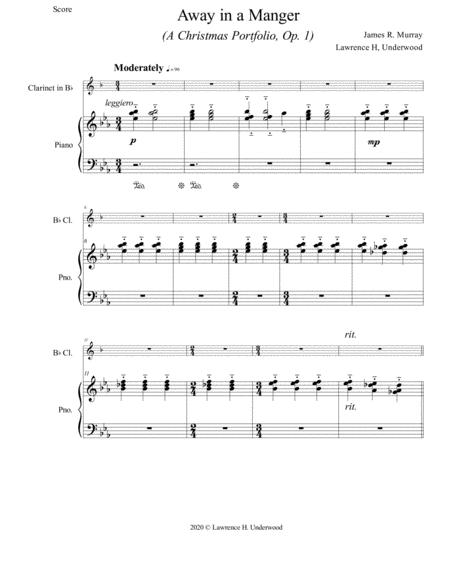 Away In A Manger For Solo Clarinet Page 2