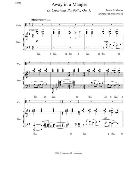 Away In A Manger For Solo Viola Page 2