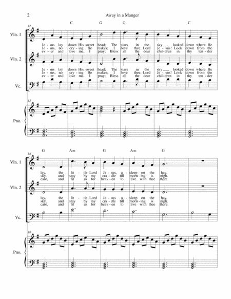 Away In A Manger Strings And Piano Page 2