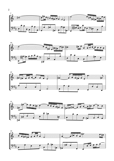 Bach Air On The G String For French Horn And Violoncello Page 2