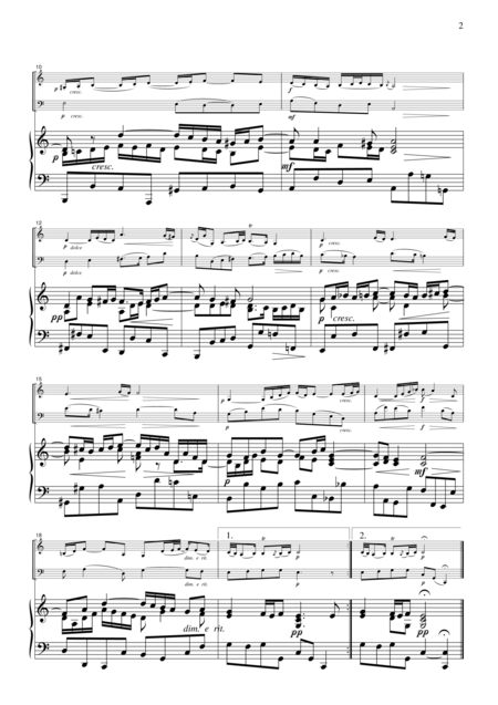 Bach Aria From Suite No 3 For Piano Trio Pb004 Page 2