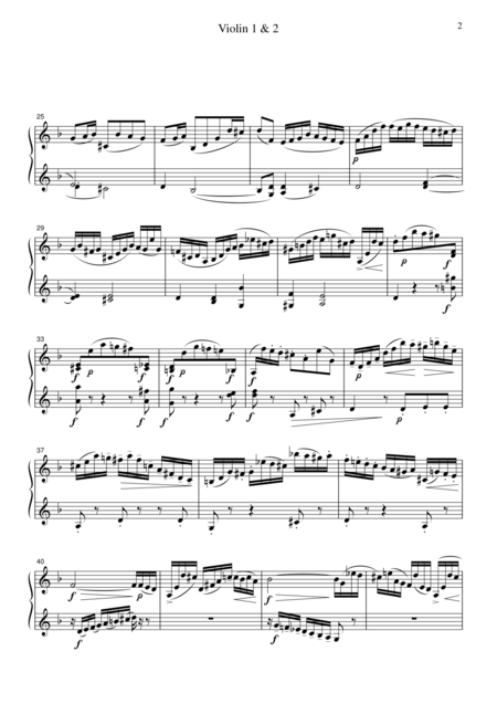 Bach Chaconne For 2 Violins Vn204 Page 2