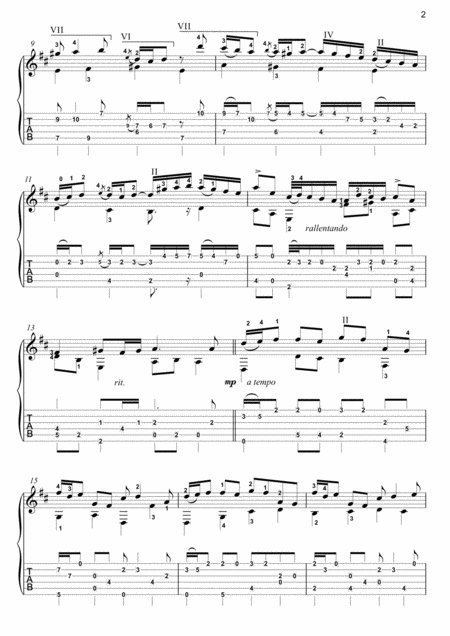 Bach For Guitar Sleepers Awake Page 2