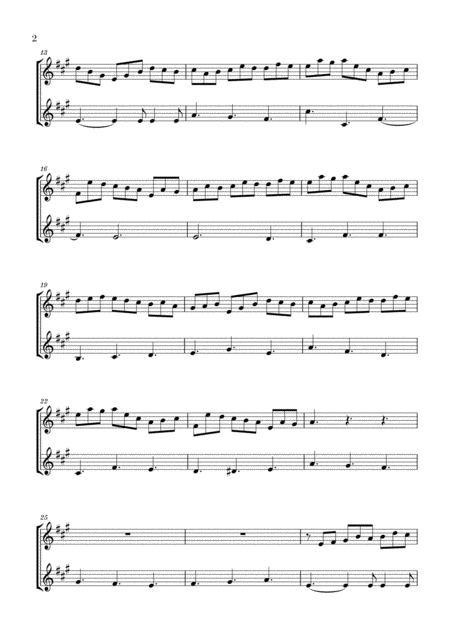 Bach Jesus Bleibet Meine Freude For 2 Clarinets Page 2