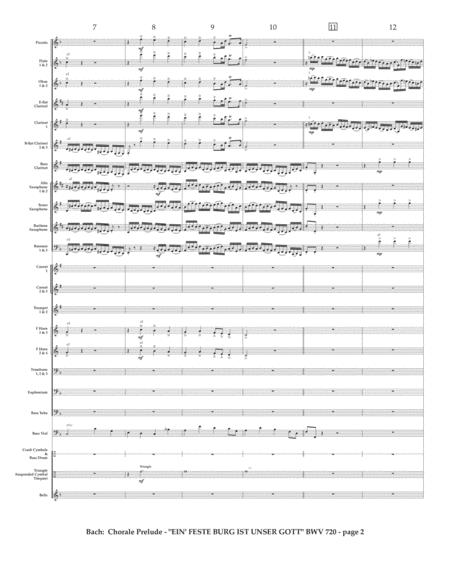 Bach Js Chorale Prelude Ein Feste Burg Ist Unser Gott Bwv 720 Transcribed For Band By Steve Reisteter Page 2