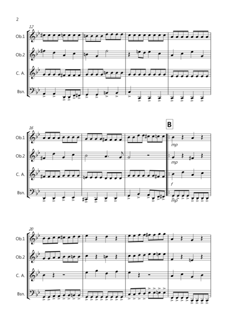 Bach Rocks For Double Reed Quartet Page 2