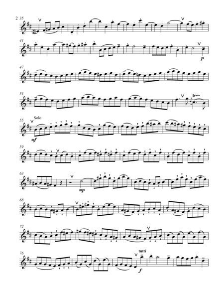 Bach Suite 2 In B Minor For Flute Strings Page 2