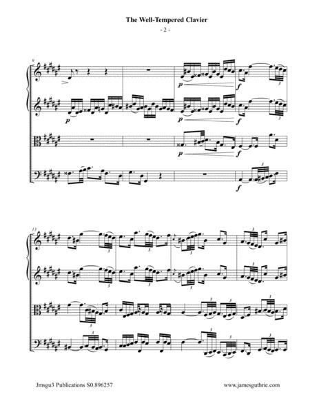 Bach The Well Tempered Clavier Book Ii Part 2 For String Quartet Page 2