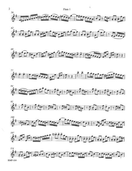 Bach Trio Sonata No 6 In G Major Bwv 530 Parts Flutes1 2 3 And Alto Page 2