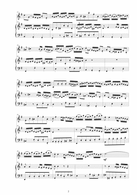 Bach Violin Sonata No 4 In E Minor Bwv 528 For Violin And Harpsichord Or Piano Page 2