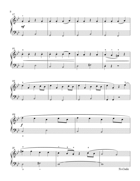 Bad Guy Easy Piano Solo Page 2