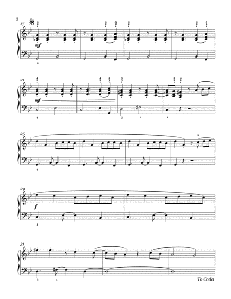 Bad Guy Intermediate Piano Solo Page 2