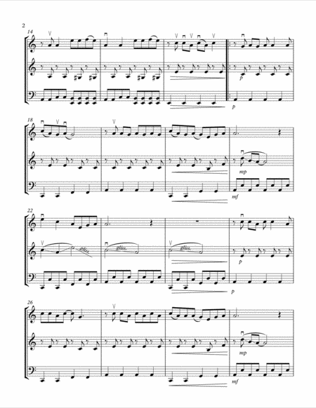 Bad Romance String Trio 2 Violins Cello Lady Gaga Arr Cellobat Page 2