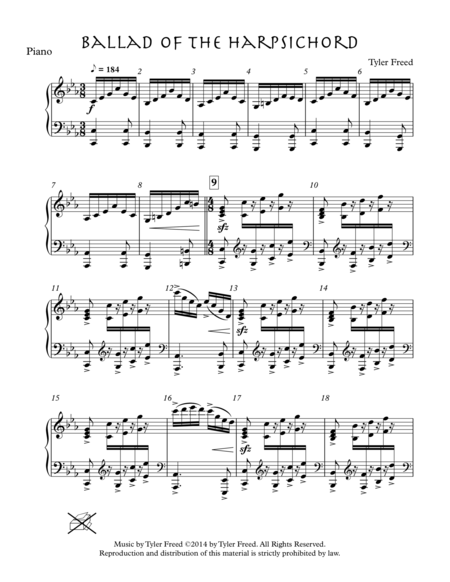 Ballad Of The Harpsichord Page 2