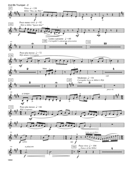 Ballet Scenes From The Three Cornered Hat 2nd Bb Trumpet Page 2