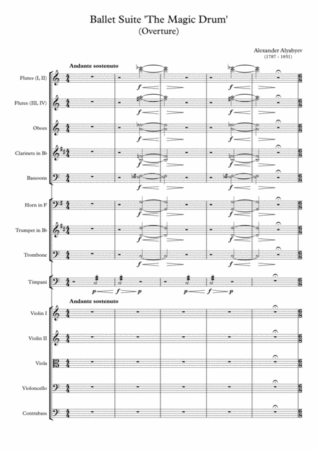 Ballet Suite The Magic Drum Overture Page 2