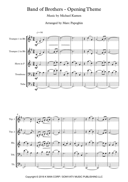 Band Of Brothers Brass Quintet Page 2